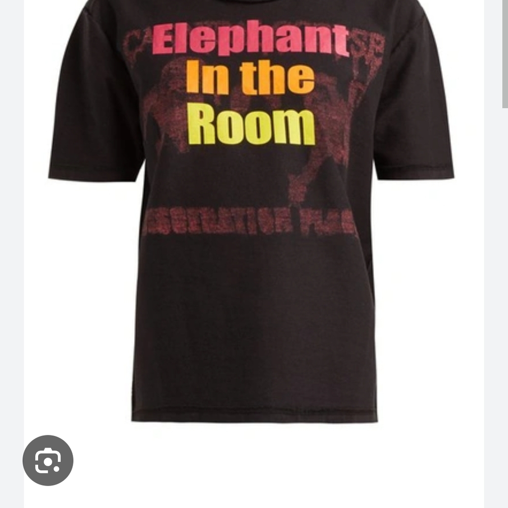 Vetements White Label with Black Text